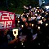 -11월 2일 오후 서울 파이낸스 빌딩 앞에서 ‘박근혜 하야 촉구 촛불집회’가 열리고 있다. 