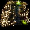- ‘끝까지 간다! 9차 범국민행동’이 열린 12월 24일 오후 서울 광화문광장 일대에서 세월호 참사를 추모하고, 박근혜 즉각 퇴진을 요구하는 촛불이 놓여있다. 