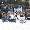 -미얀마 이주노동자 딴저테이씨 죽음에 대한 진상규명 촉구 추모집회가 9월 30일 오후 부평역 앞 교통광장에서 열리고 있다.  