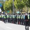 -많은 경찰들이 SPC삼립 청주공장 주변에 배치돼 집회를 원천 봉쇄하려 했다. 이날 100여 명의 형사들도 동원됐다.